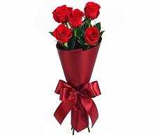 Букет 5 Красных роз Эдлесс Лав в Хандыге
