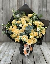 Букет цветов из:  Розы и Лизиантусы #REPLACE_PRED# Хандыге