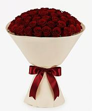 Букет 101 Бордовая роза Блэк Бакарра в Хандыге