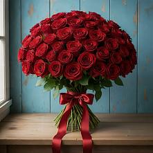 Букет Красные розы Блэк Меджик в Хандыге