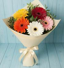 Букет цветов из:  Герберы в Хандыге