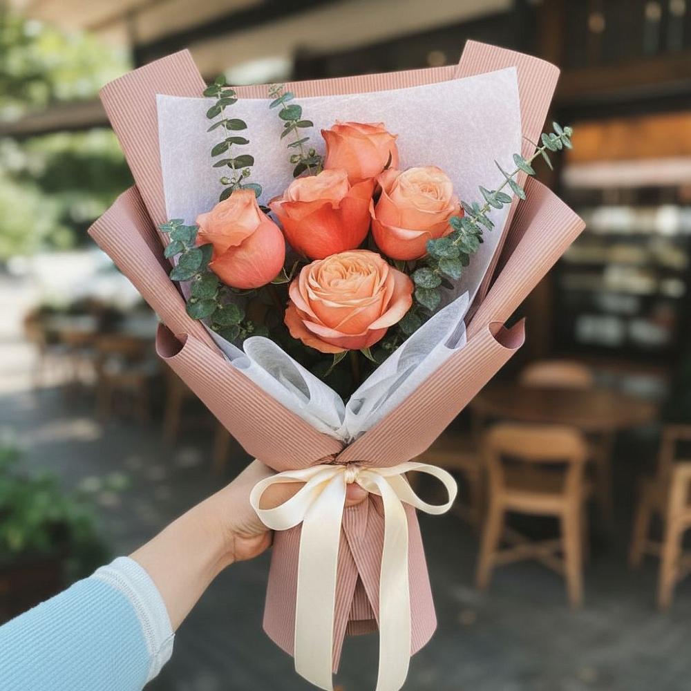 Букет цветов из: Розы в Хандыге