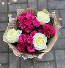 Букет цветов из:  Розы #REPLACE_PRED# Хандыге