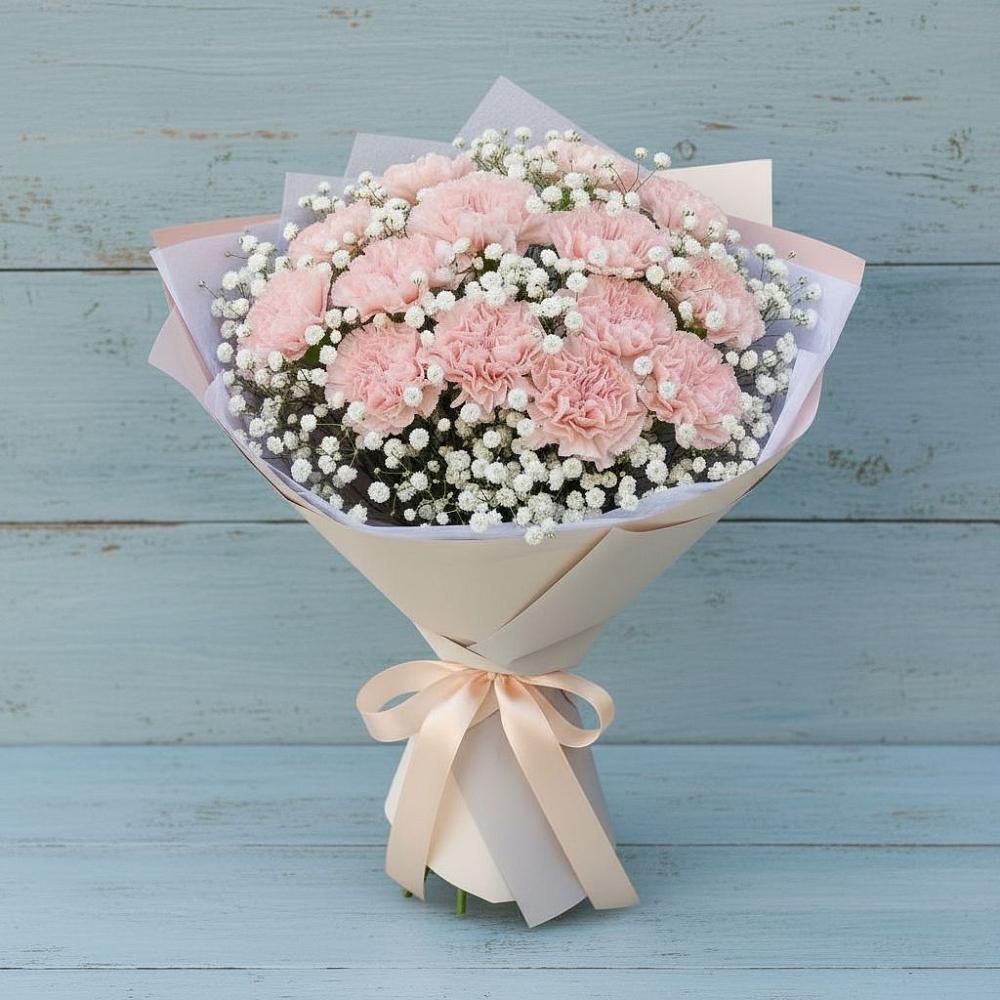 Букет цветов из: Гвоздики в Хандыге