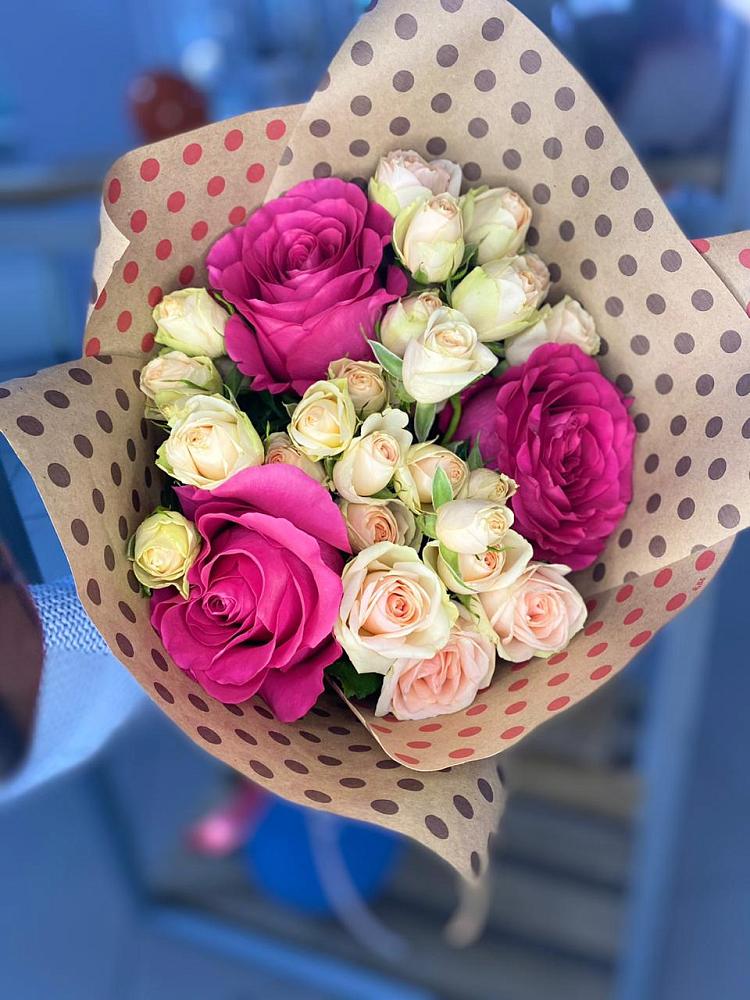 Букет цветов из: Розы в Хандыге