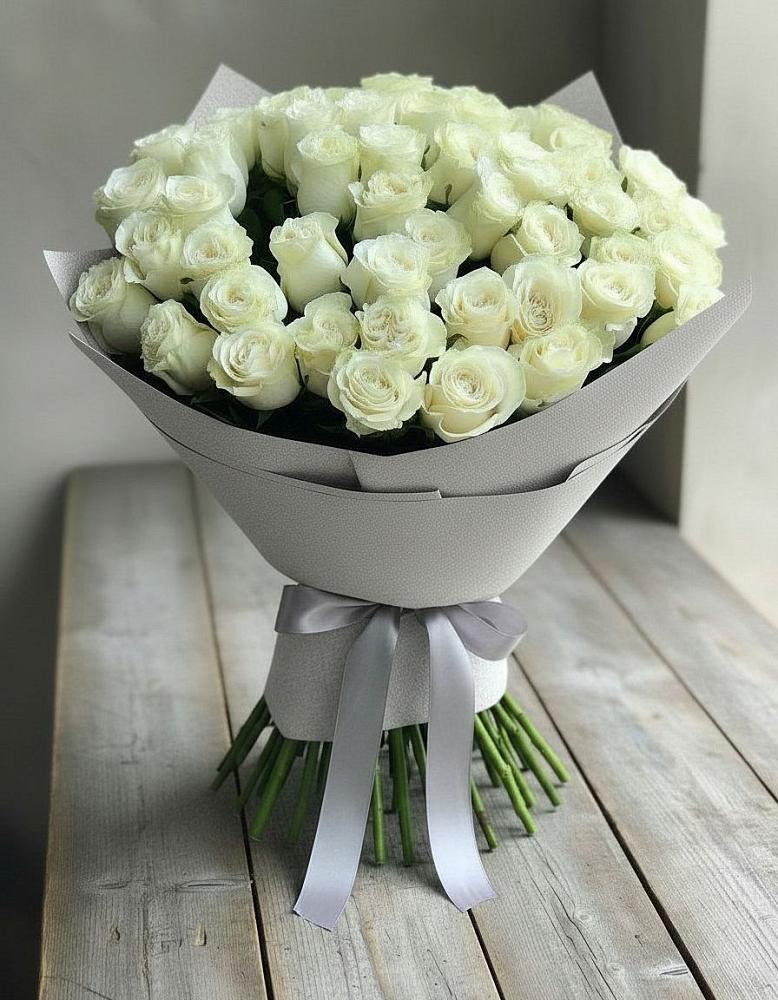 Букет 35 Белых роз в Хандыге