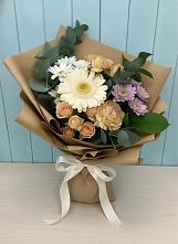 Букет цветов из:  Герберы и Хризантемы в Хандыге