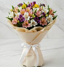 Букет цветов из:  Альстромерии #REPLACE_PRED# Хандыге