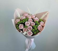 Букет цветов из:  Розы и Хризантемы в Хандыге