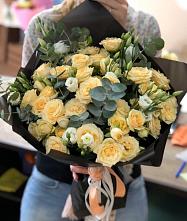 Букет цветов из:  Розы и Лизиантусы #REPLACE_PRED# Хандыге